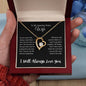 To My Amazing Future Wife | I Will Always Love You - Forever Love Necklace