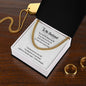 To My Husband | I'd Do It All Again - Cuban Link Chain