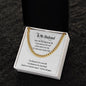 To My Husband | I'd Do It All Again - Cuban Link Chain
