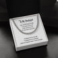 To My Husband | I'd Do It All Again - Cuban Link Chain
