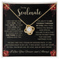To My Soulmate | I Love You, Forever & Always - Love Knot Necklace