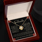 To My Soulmate | I Love You, Forever & Always - Love Knot Necklace
