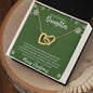 To My Beautiful Daughter | Interlocking Hearts necklace
