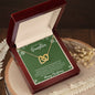 To My Beautiful Daughter | Interlocking Hearts necklace