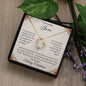 To My Loving Mom | Forever Love Necklace
